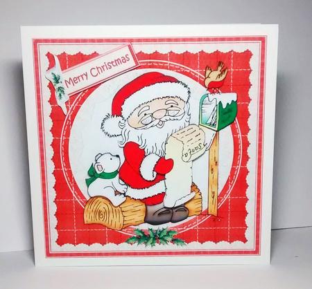 8x8 Santa Reads His Letters Mini Kit by Lynda Tully