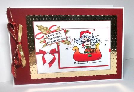 Selection of Four Stella Christmas Toppers by Lynda Tully