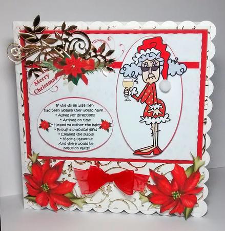 Stella If the Three Wise Men Where Women Quick Card by Lynda Tully