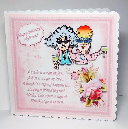 8x8 Stella Has Good Taste in Friends by Lynda Tully