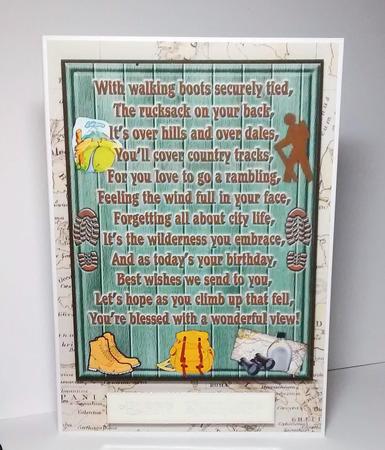 Campervan and Hiking/walking Verse Toppers by Lynda Tully
