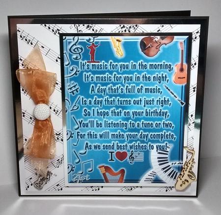 Two Music Verse Toppers by Lynda Tully