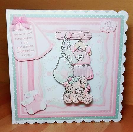 Baby Girl Accessories 8x8 Mini Kit & Decoupage by Lynda Tully