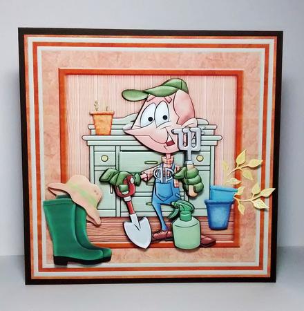 In the Garden Shed 8x8 Mini Kit, Ages & Decoupage by Lynda Tully