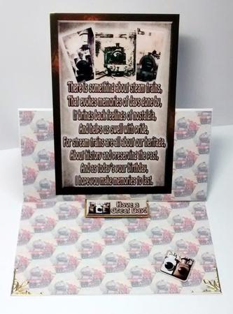 Steam Train Background Paper by Lynda Tully