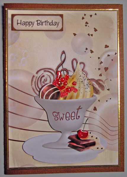 Bubbles Card Front by Lynda Jones