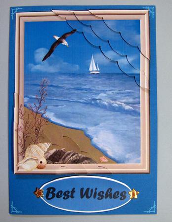 Sea Side Serenity , Best Wishes Thinking of You Get Well Soon by Lynda Jones