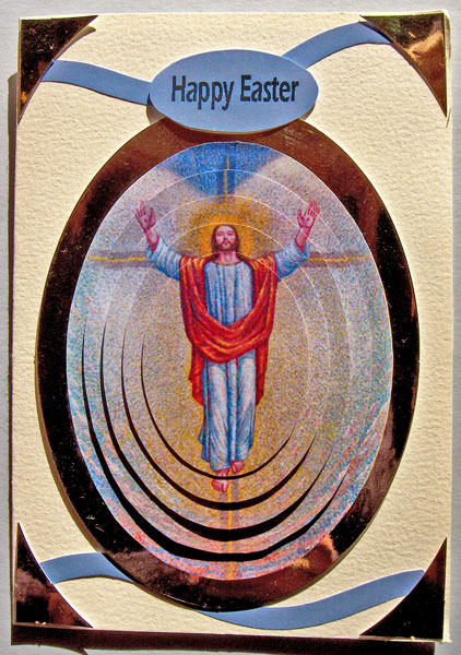 He is Risen - pyramid by Lynda Jones