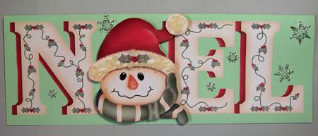 Noel Large Dl Decoupage by Lynda Jones