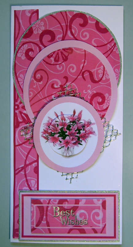 Step by Step Matting and Layer Pyramid Cirlce Design Sheet by Lynda Jones