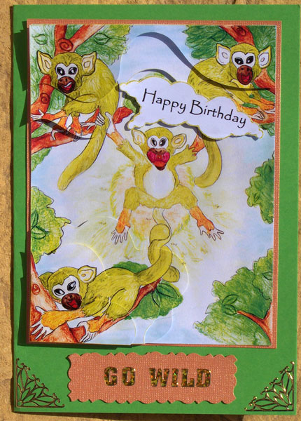 Funky Spider Monkeys by Lynda Jones