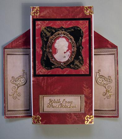 Cameo Theatre Fold Card by Lynda Jones