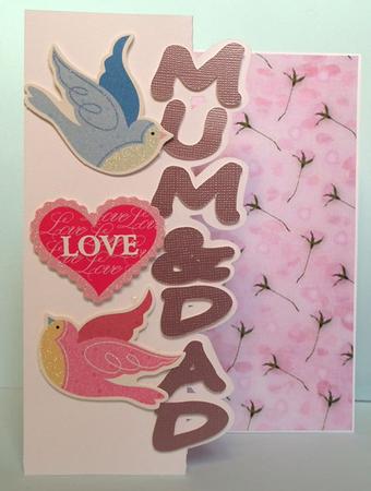 Mum&dad Foldback Card by Lynda Jones