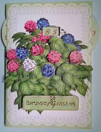 Hortensia - Year Card Part 2 by Lynda Jones