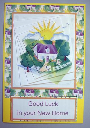 New Home Twisted Pyramid by Lynda Jones