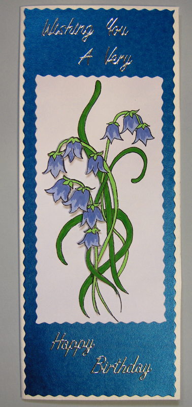Art Nouveau Bluebells Digital Stamp by Lynda Jones