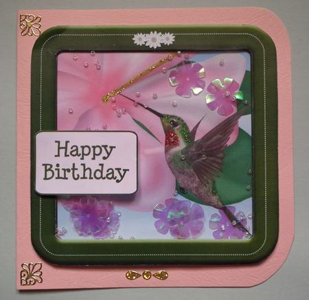 Hummingbird Shaker by Lynda Jones