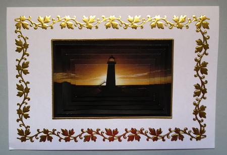Lighthouse at Sunset by Lynda Jones