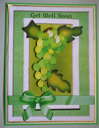 Green Grapes Get Well Soon by Lynda Jones