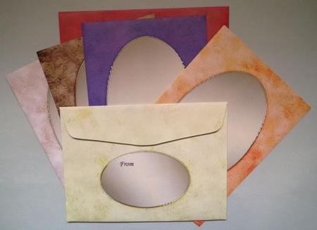 Grunge Clouds 5 x 7 Envelope Kit Men's DIY Colours by Lynda Jones