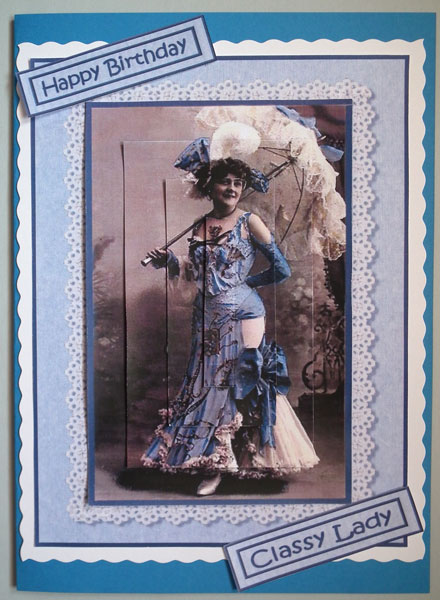 Classy or Sassy Vintage Lady Pyramid by Lynda Jones