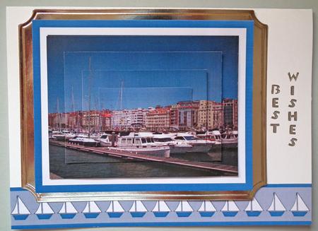 Harbour (blue Border) - Pyramage by Lynda Jones