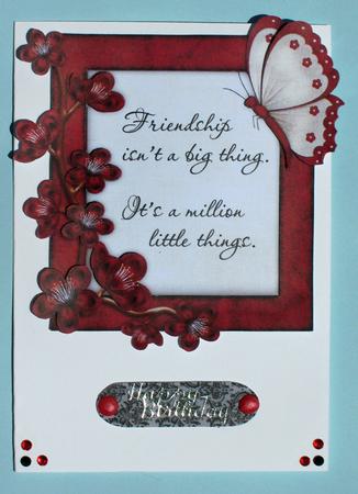 Friendship is Little Things - Topper and Decoupage by Lynda Jones