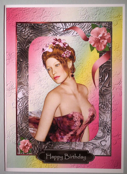 Orchid Ballerina Portrait - Poser Tube by Lynda Jones