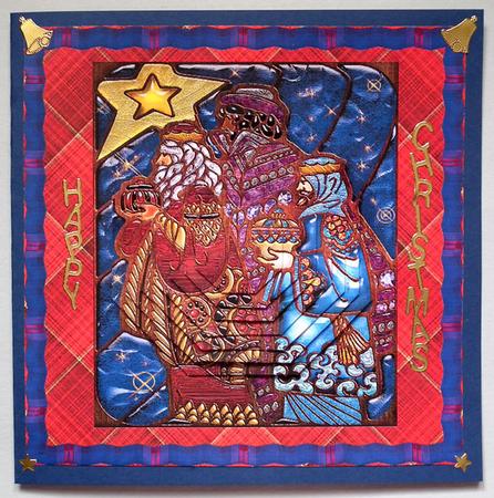 Square Card - Octogon Pyramage Template Kit by Lynda Jones