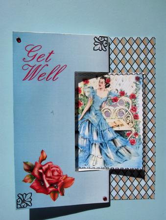 Get Well Swing Card by Lynda Jones