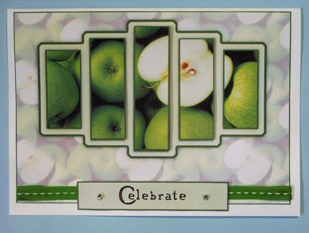 Tasty Green Apples Panel Card Kit by Lynda Jones