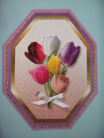 Spring Tulips Framed by Lynda Jones