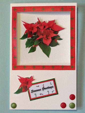 Christmas Poinsettia - Step by Step by Lynda Jones