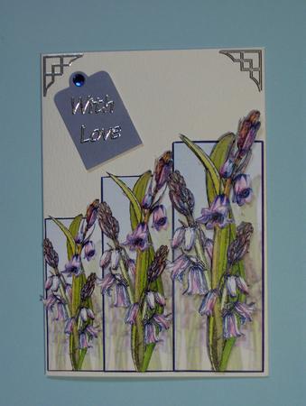 Bluebell Decoupage by Lynda Jones