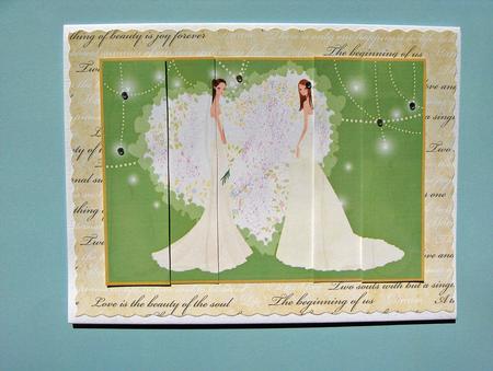 Wedding Themed Side Stacker by Lynda Jones