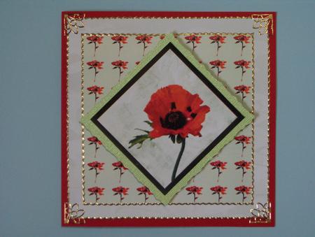 Poppy Card Kit by Lynda Jones