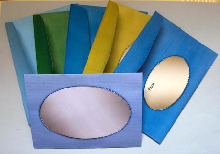 Linen Embossed 5 x 7 Envelope Kit Men's DIY Colours by Lynda Jones