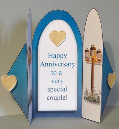Accordion Fold Card (acc 9) by Lynda Jones