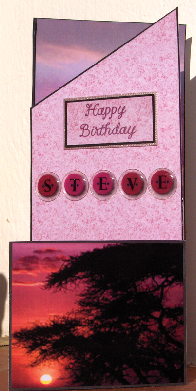 Sunset Cascade Bookmark Card by Lynda Jones