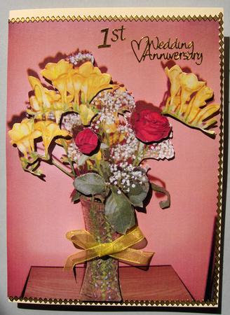 Beautiful Vase of Flowers Step by Step by Lynda Jones