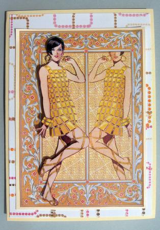 1960's Ladies Fashion Decoupage by Lynda Jones