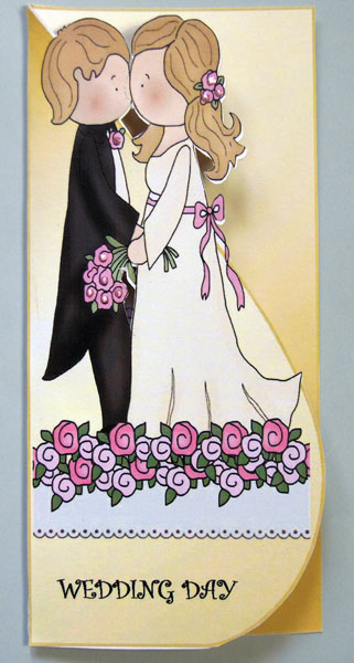 Wedding Day-tear Drop Card by Lynda Jones