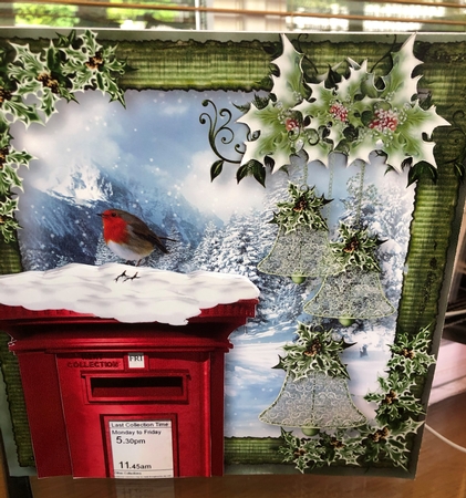 The Winter Robin Post Box by LYNDSEY HIRONS