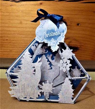 Winter Silhouette 3d Terrarium Cards & Envelopes Kit by Lynn Butters