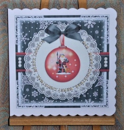 Christmas Bauble2 Mini Card Kit by Lynn Butters