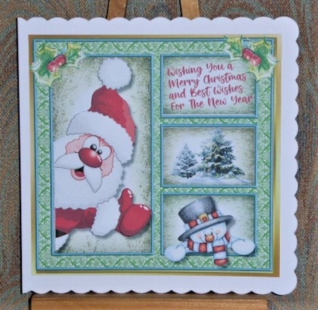 Santa and Snowman by Lynn Butters