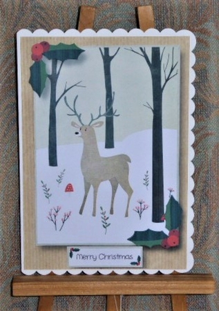Kraft Paper Christmas - Woodlands A5 by Lynn Butters