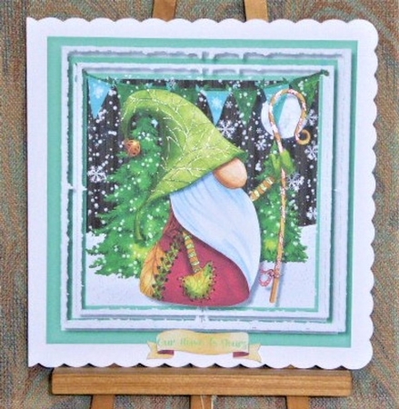 Gorgeous Leaf  Gnome  by Lynn Butters