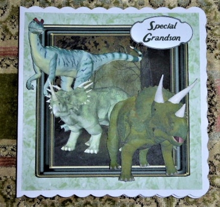 7x7 Escaping Dinosaurs by Lynn Butters