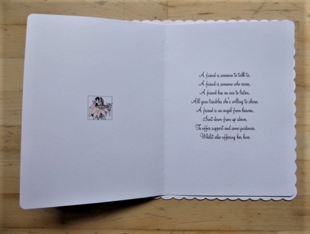 Friend Birthday insert by Lynn Butters